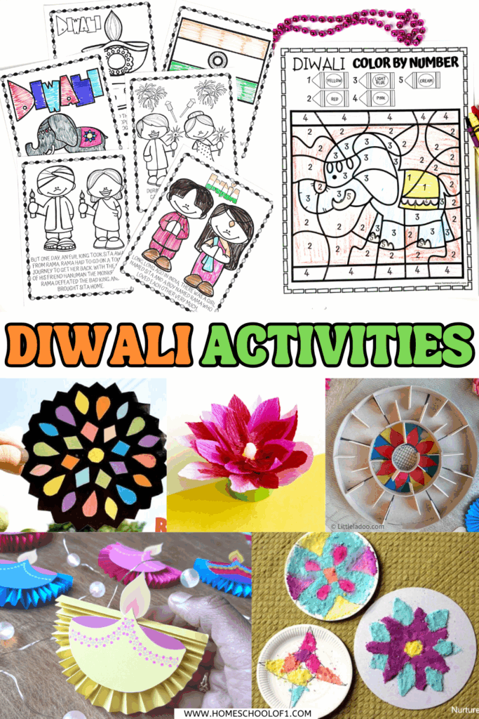 Teach Kids About Diwali With Free Activities From Homeschool of 1